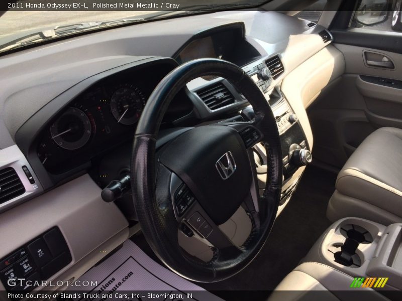 Polished Metal Metallic / Gray 2011 Honda Odyssey EX-L