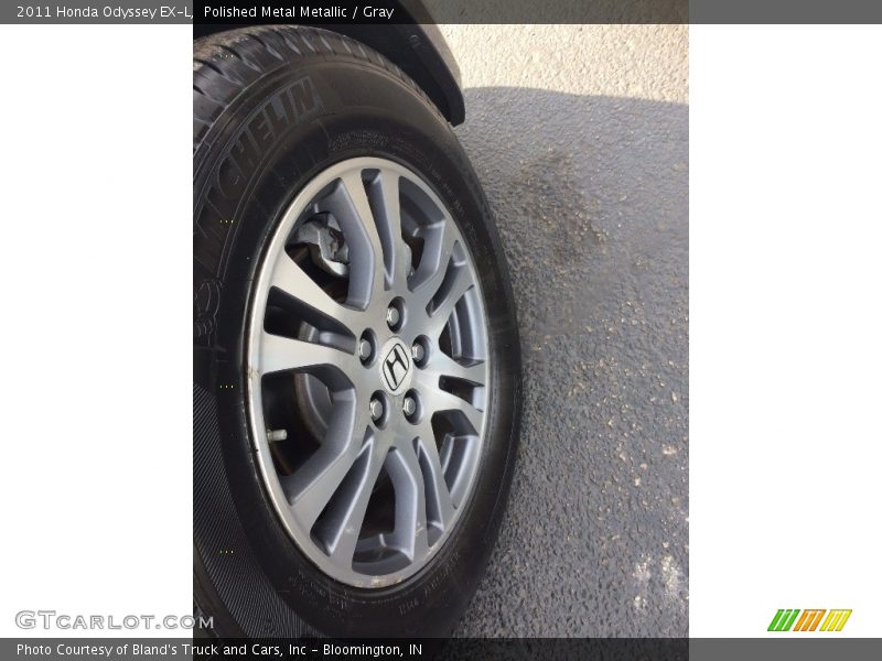 Polished Metal Metallic / Gray 2011 Honda Odyssey EX-L