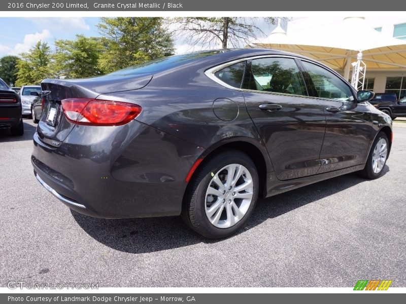 Granite Crystal Metallic / Black 2016 Chrysler 200 Limited