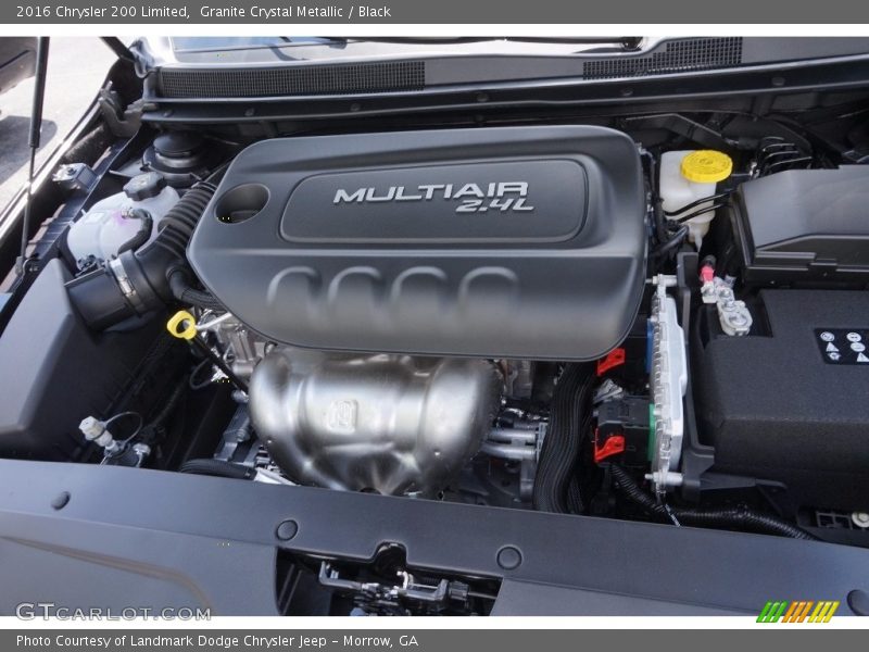 Granite Crystal Metallic / Black 2016 Chrysler 200 Limited