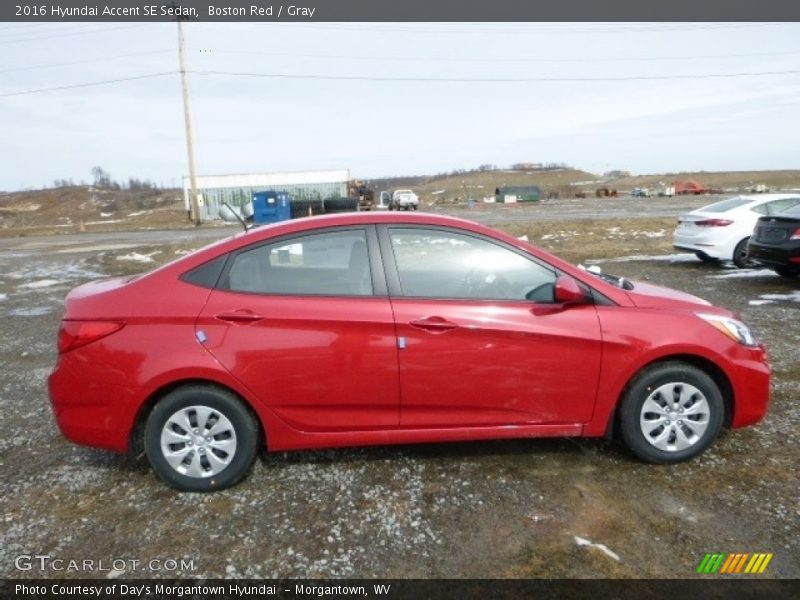 Boston Red / Gray 2016 Hyundai Accent SE Sedan