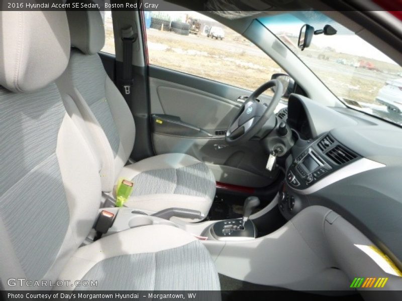 Boston Red / Gray 2016 Hyundai Accent SE Sedan