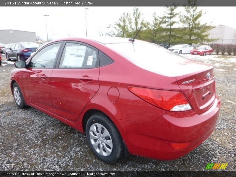 Boston Red / Gray 2016 Hyundai Accent SE Sedan