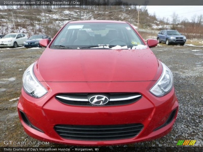 Boston Red / Gray 2016 Hyundai Accent SE Sedan