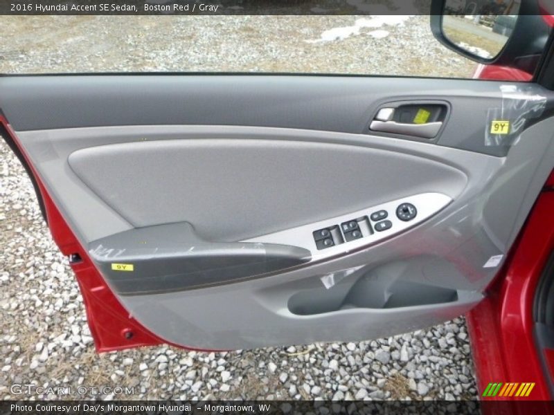 Boston Red / Gray 2016 Hyundai Accent SE Sedan