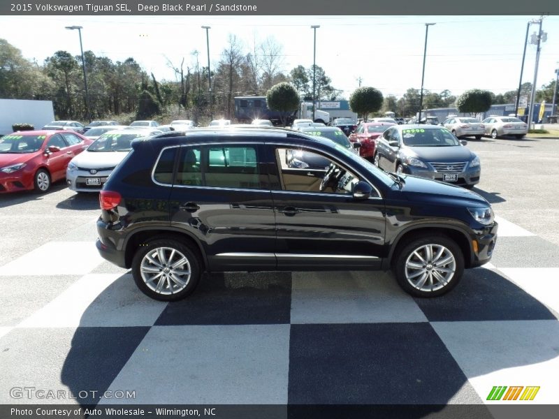 Deep Black Pearl / Sandstone 2015 Volkswagen Tiguan SEL