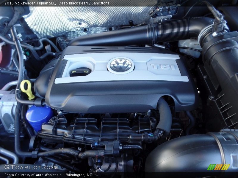 Deep Black Pearl / Sandstone 2015 Volkswagen Tiguan SEL