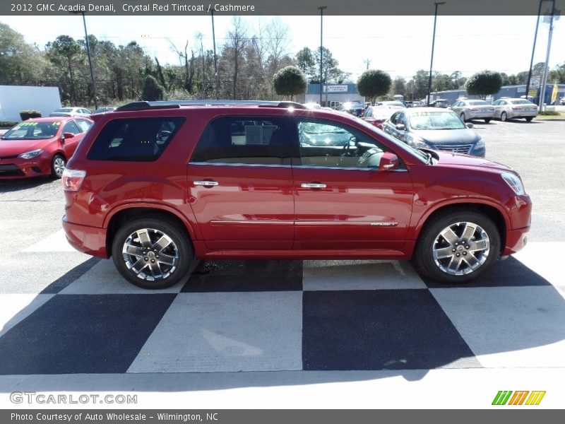 Crystal Red Tintcoat / Cashmere 2012 GMC Acadia Denali