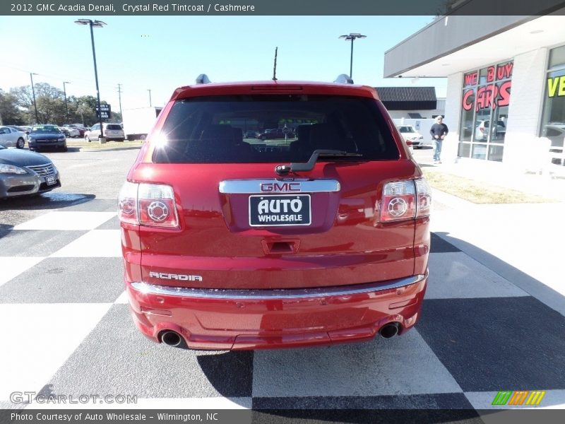 Crystal Red Tintcoat / Cashmere 2012 GMC Acadia Denali