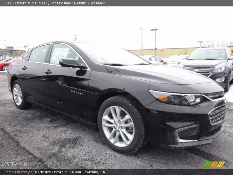 Mosaic Black Metallic / Jet Black 2016 Chevrolet Malibu LT