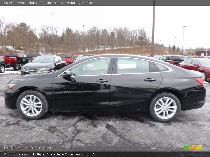 Mosaic Black Metallic / Jet Black 2016 Chevrolet Malibu LT