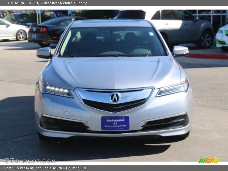 Slate Silver Metallic / Ebony 2015 Acura TLX 2.4