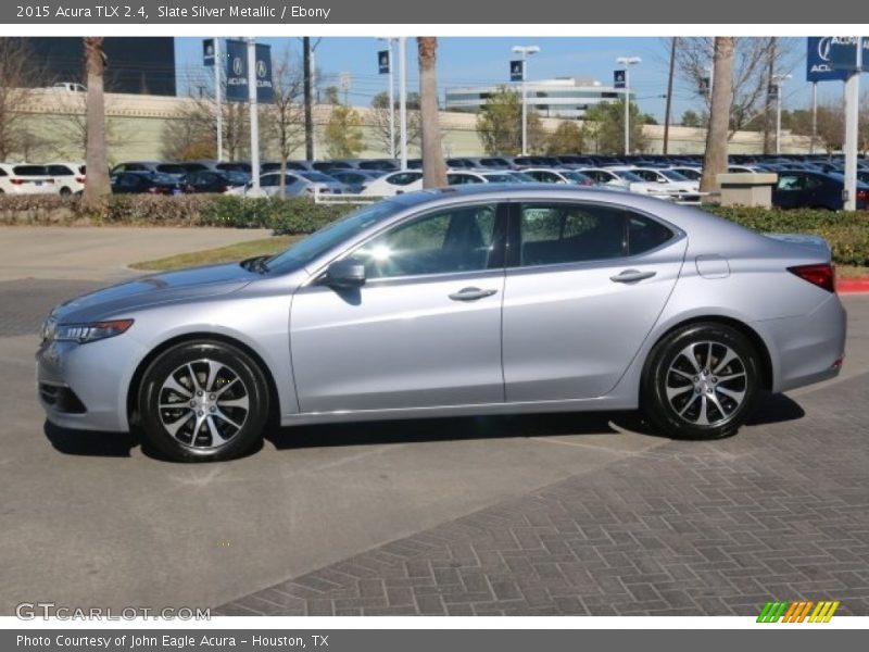 Slate Silver Metallic / Ebony 2015 Acura TLX 2.4