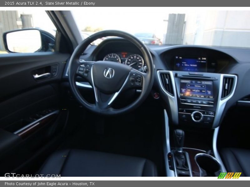 Slate Silver Metallic / Ebony 2015 Acura TLX 2.4