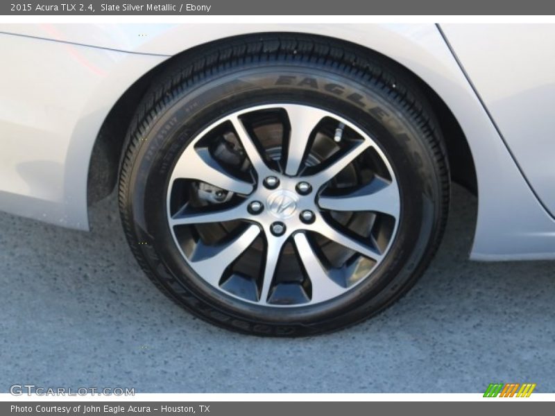 Slate Silver Metallic / Ebony 2015 Acura TLX 2.4