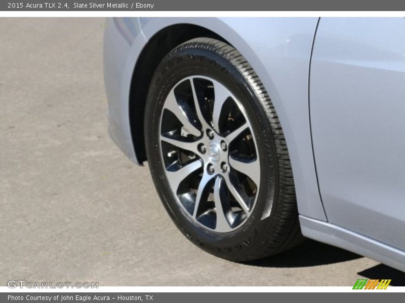 Slate Silver Metallic / Ebony 2015 Acura TLX 2.4