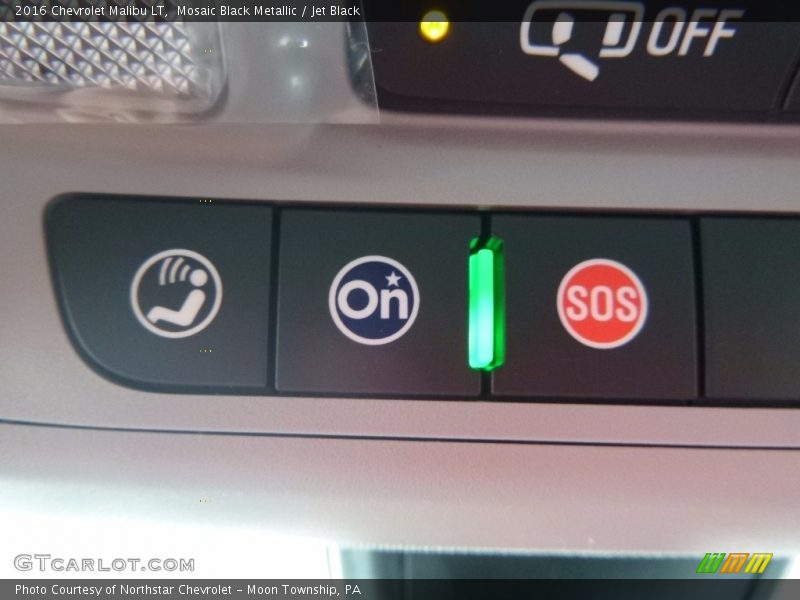 Mosaic Black Metallic / Jet Black 2016 Chevrolet Malibu LT
