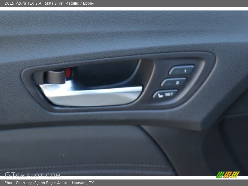 Slate Silver Metallic / Ebony 2015 Acura TLX 2.4