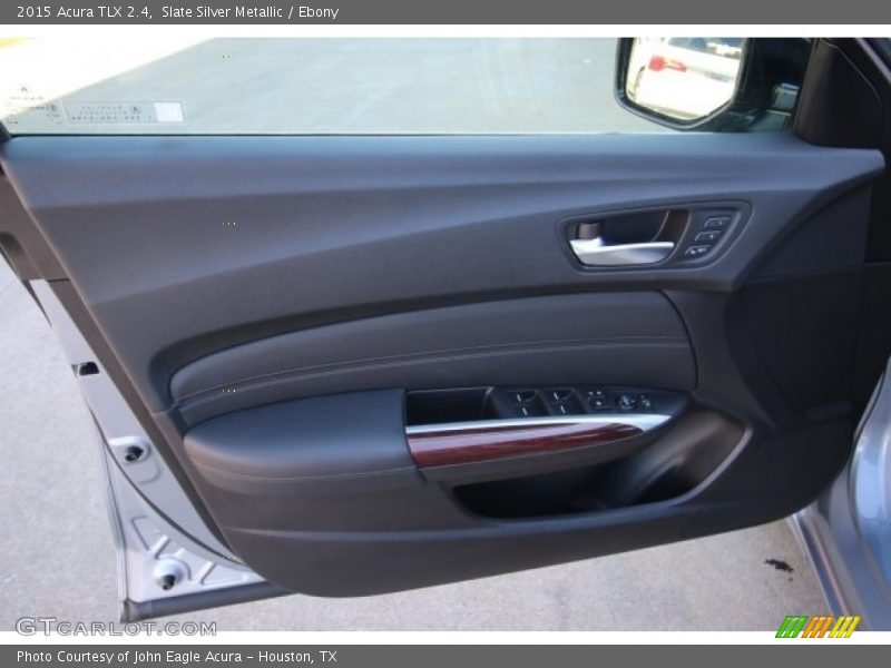 Slate Silver Metallic / Ebony 2015 Acura TLX 2.4