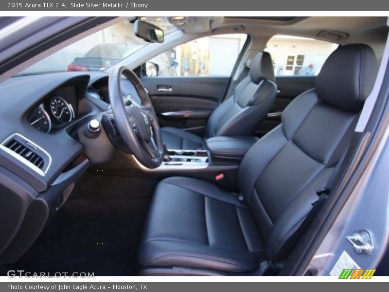 Slate Silver Metallic / Ebony 2015 Acura TLX 2.4