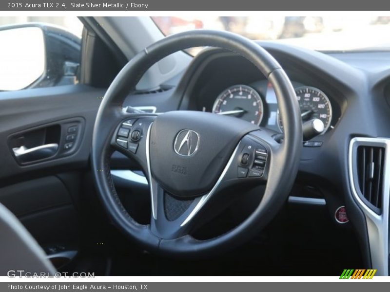 Slate Silver Metallic / Ebony 2015 Acura TLX 2.4