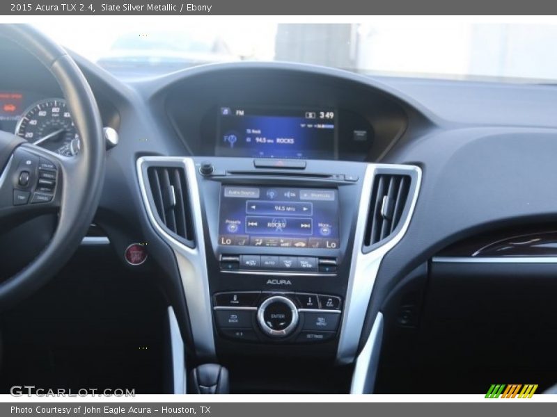 Slate Silver Metallic / Ebony 2015 Acura TLX 2.4