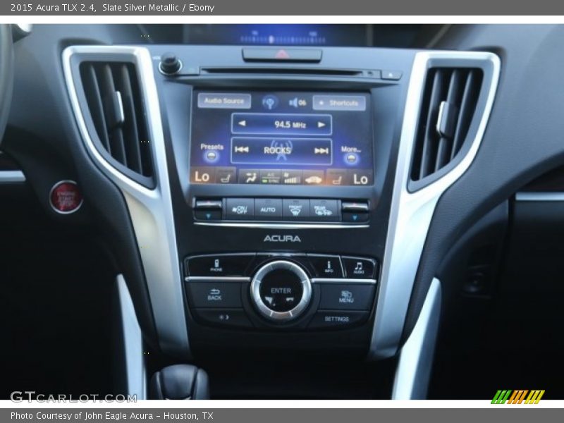Slate Silver Metallic / Ebony 2015 Acura TLX 2.4