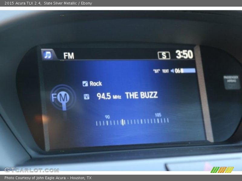 Slate Silver Metallic / Ebony 2015 Acura TLX 2.4