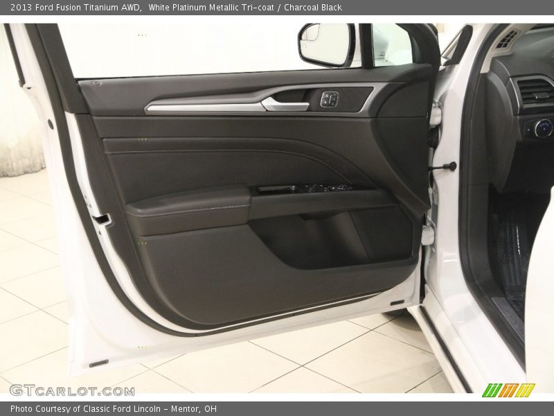 Door Panel of 2013 Fusion Titanium AWD