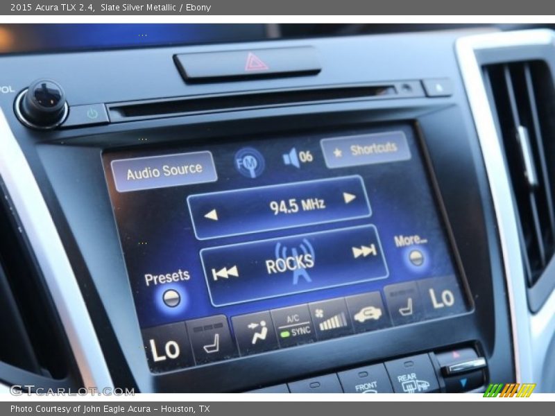 Slate Silver Metallic / Ebony 2015 Acura TLX 2.4