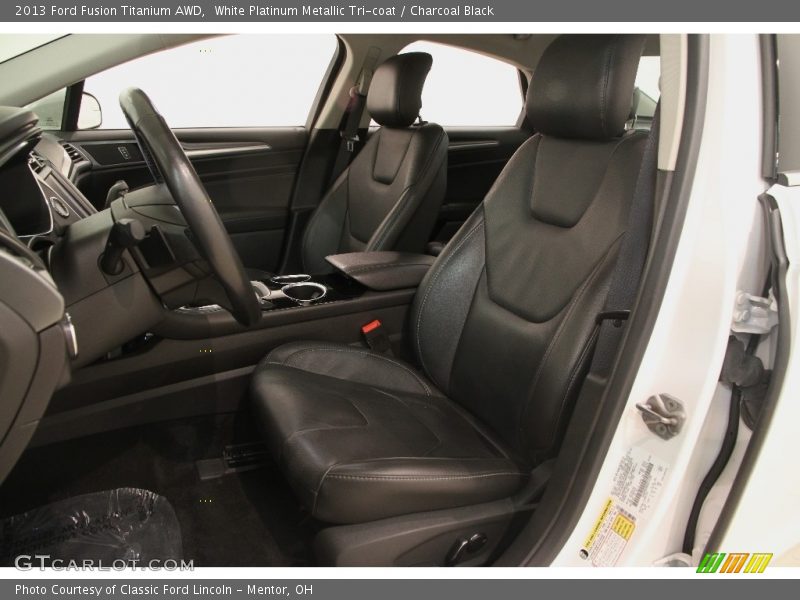Front Seat of 2013 Fusion Titanium AWD