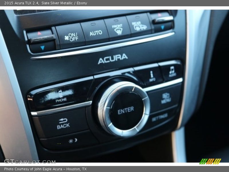 Slate Silver Metallic / Ebony 2015 Acura TLX 2.4