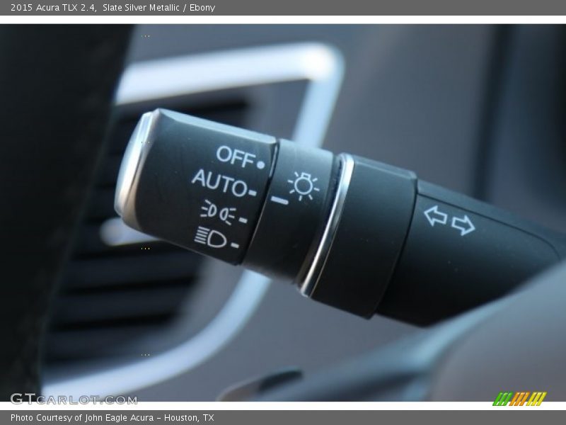 Slate Silver Metallic / Ebony 2015 Acura TLX 2.4