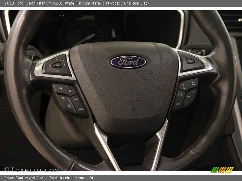  2013 Fusion Titanium AWD Steering Wheel