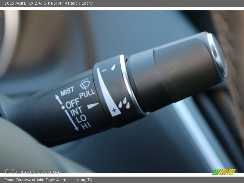 Slate Silver Metallic / Ebony 2015 Acura TLX 2.4