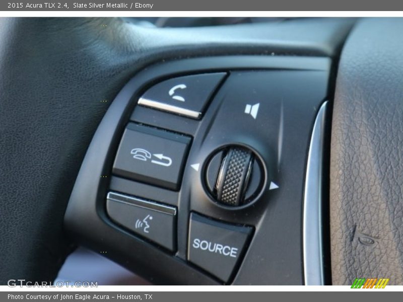 Slate Silver Metallic / Ebony 2015 Acura TLX 2.4