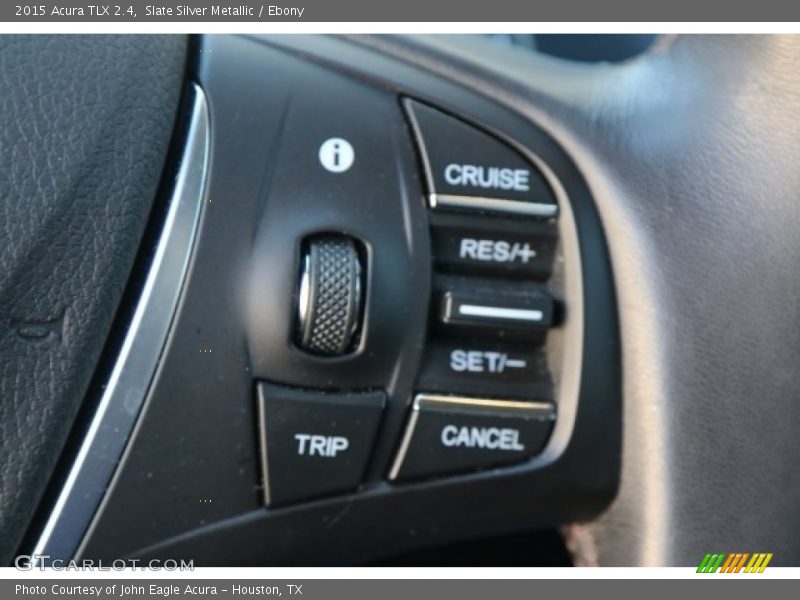 Slate Silver Metallic / Ebony 2015 Acura TLX 2.4