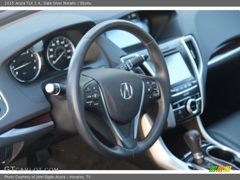Slate Silver Metallic / Ebony 2015 Acura TLX 2.4