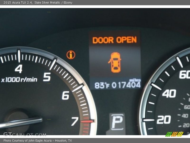 Slate Silver Metallic / Ebony 2015 Acura TLX 2.4