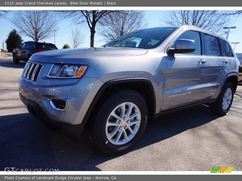 Billet Silver Metallic / Black 2015 Jeep Grand Cherokee Laredo