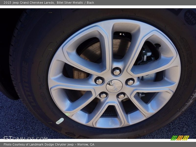 Billet Silver Metallic / Black 2015 Jeep Grand Cherokee Laredo