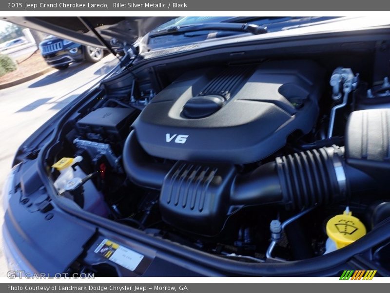 Billet Silver Metallic / Black 2015 Jeep Grand Cherokee Laredo
