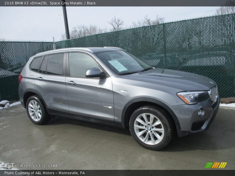 Space Grey Metallic / Black 2016 BMW X3 xDrive28i