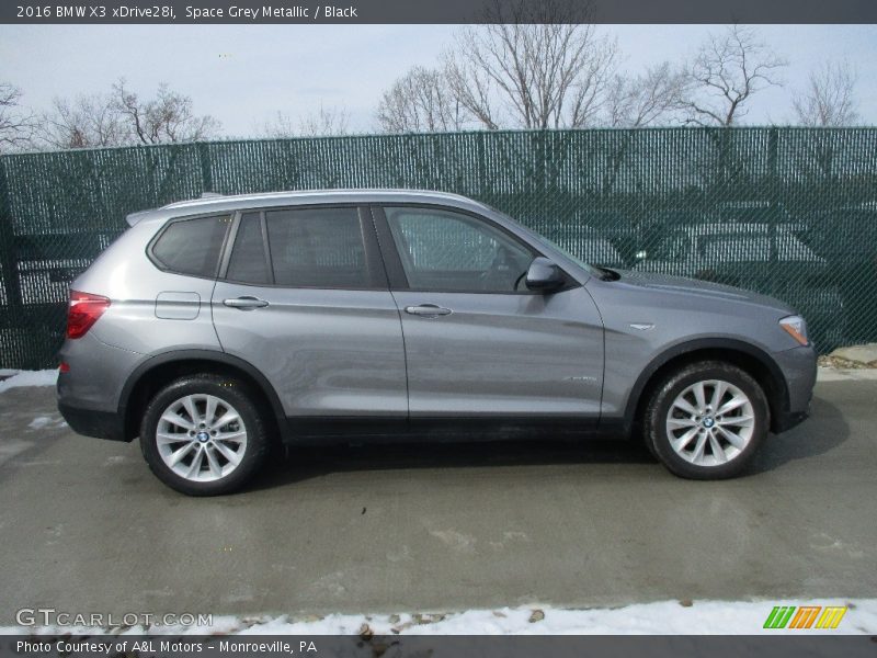 Space Grey Metallic / Black 2016 BMW X3 xDrive28i