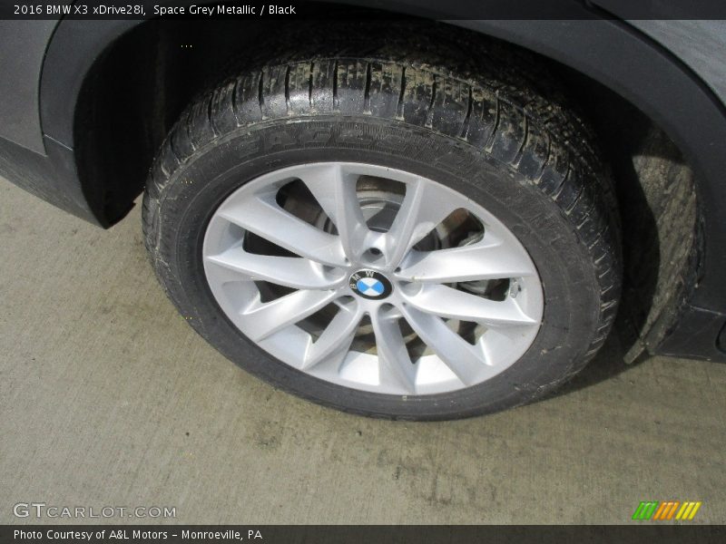 Space Grey Metallic / Black 2016 BMW X3 xDrive28i