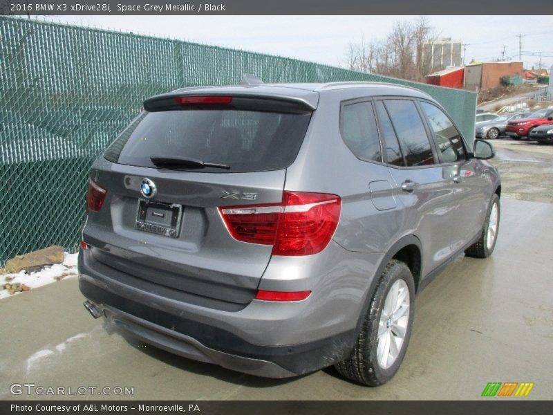 Space Grey Metallic / Black 2016 BMW X3 xDrive28i