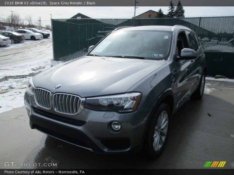 Space Grey Metallic / Black 2016 BMW X3 xDrive28i