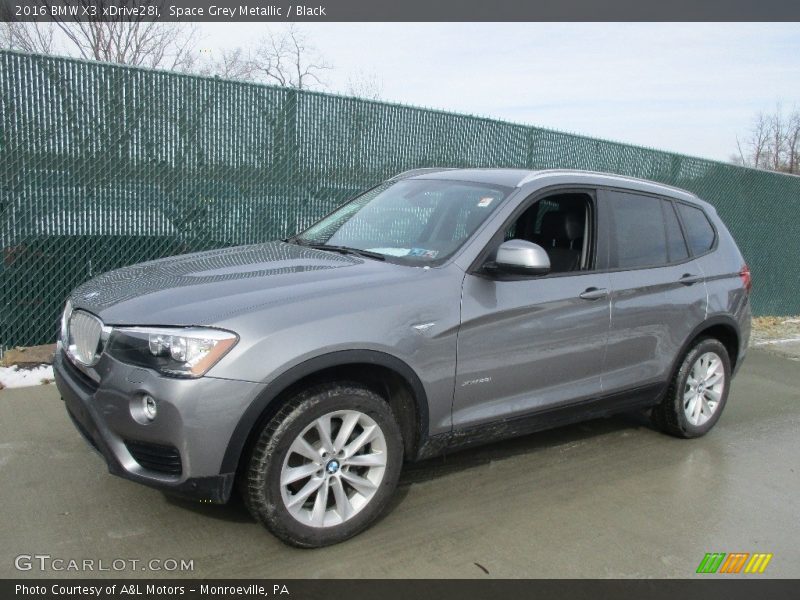 Space Grey Metallic / Black 2016 BMW X3 xDrive28i