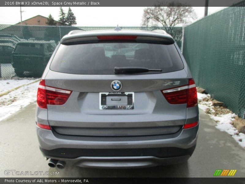 Space Grey Metallic / Black 2016 BMW X3 xDrive28i