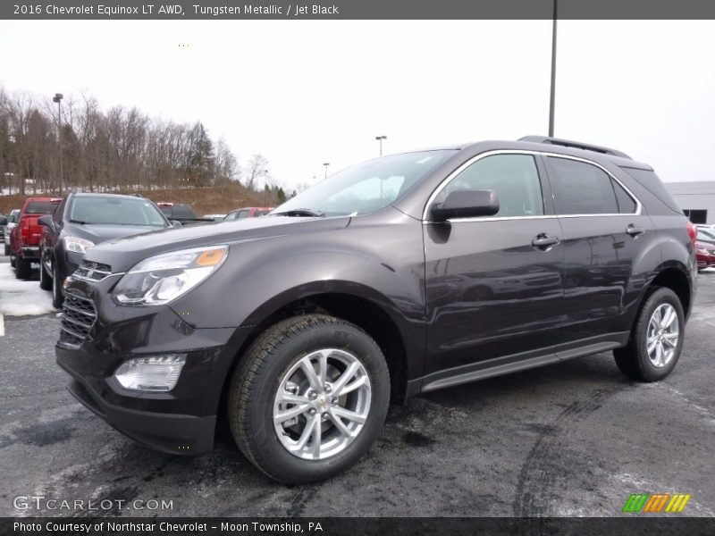 Tungsten Metallic / Jet Black 2016 Chevrolet Equinox LT AWD
